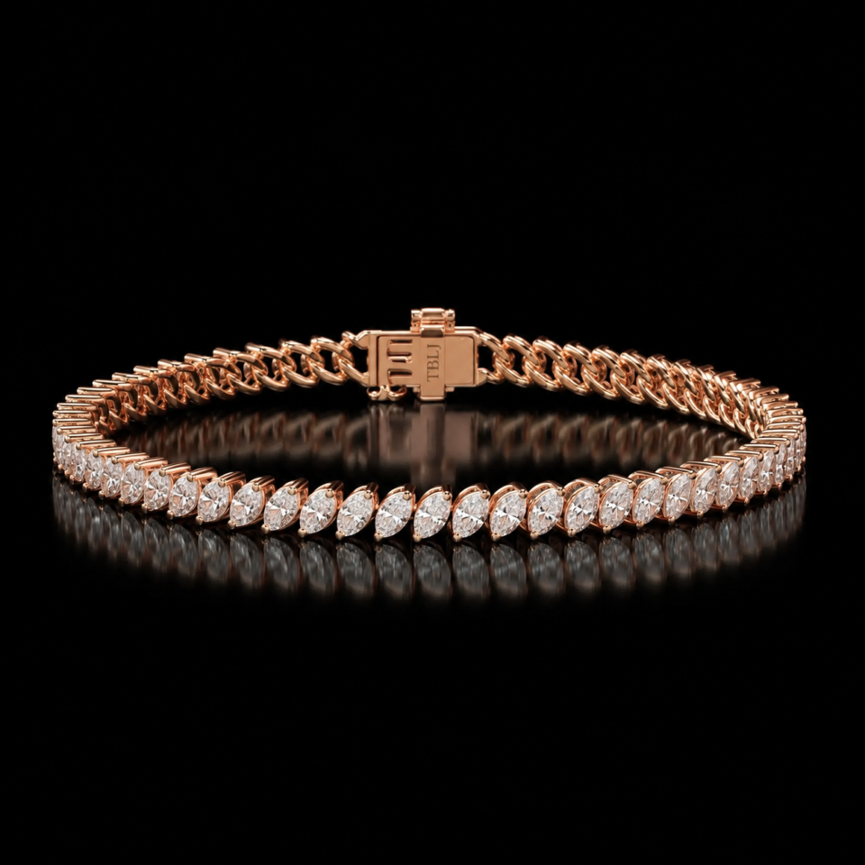 3 CTW VS2+ Lab Grown Diamond Tennis Bracelet