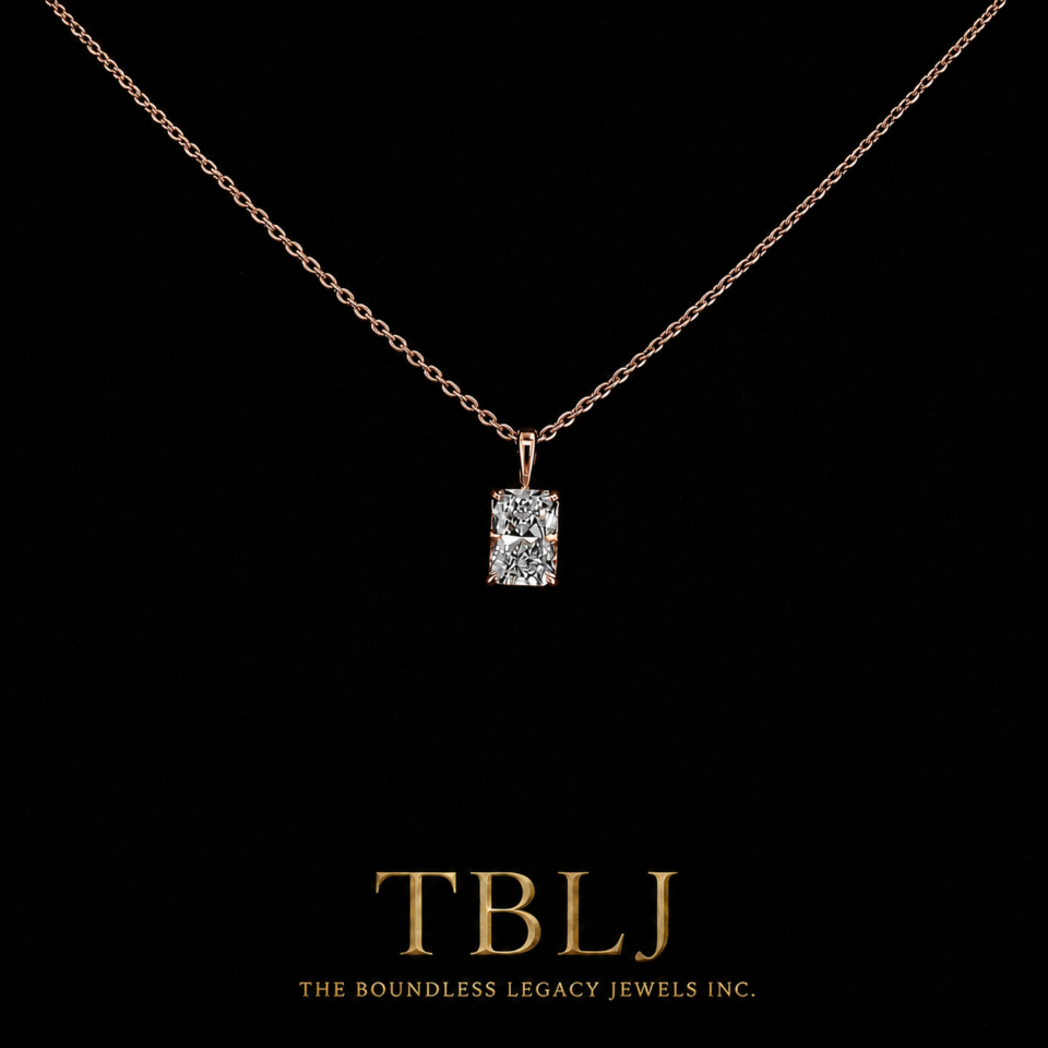 Radiant-Cut 1.00ct Lab-Grown Diamond Necklace